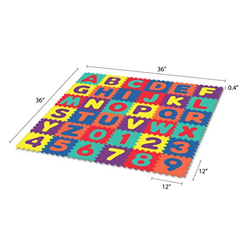 1 Alphabet+Numbers+Rubber+Interlocking+playmat