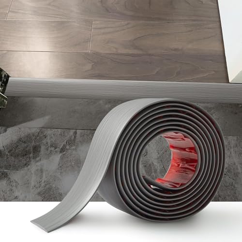 20M Flacher Bodenübergangsleiste Selbstklebender Übergangprofil Türschwellen-Übergangsvinyl Laminat-Bodenbelagsleisten Bodentrennstreifen Fußböden Abd