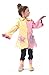 Kidorable Girls' Little Lotus Flowers All Weather Waterproof Coat, Yellow, 5/6