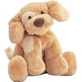 Spunky Puppy Baby Rattle Brown