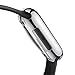 Smiling Case for Apple Watch Series 4 / Series 5 40mm with Built in TPU Clear Screen Protector - All Around Protective Case High Definition Clear Ultra-Thin Cover for iwatch 40mm Series 5/4 (Silver)