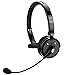 Wireless Bluetooth Headset Voice Cancelling Handsfree Truck Diver Headset With Boom Microphone, Over the Head Headphone for Cell Phones,PS3,Tablet PC