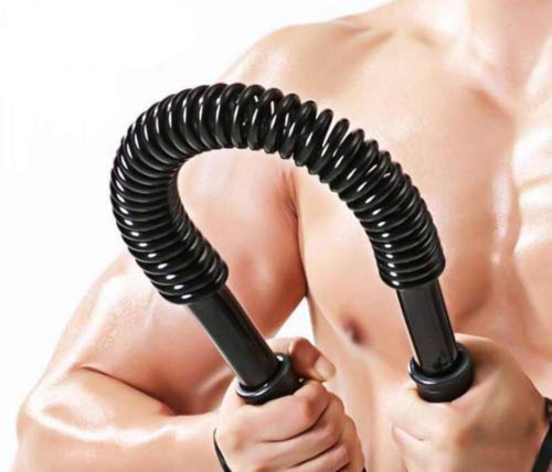ARIZONE 50Kg Power Twister Spring Exerciser Arm Muscular Train Flexible Stretch Bendy Bar …