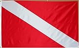 Diver Flag - 3 foot by 5 foot Polyester (NEW)