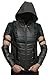Green Hoodie Mens - Green Leather Jacket Full Costume Merchandise | M