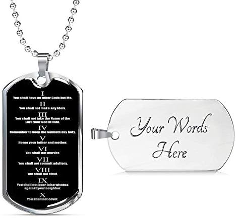 tous dog tag necklace