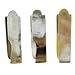 Buffalo Horn Folding Beard Comb Beard Brush Elegant Anti-Static Pocket Hair Brush