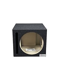 Caja para parlante sellada Bbox, Ventilado de un agujero, 12", Carbón