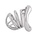 TERNENCE Stainless Steel Male Chastity Device Ergonomic Design Male Adult Game Sex Toy (45mm M Size)