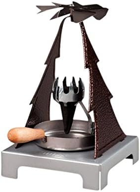 HUSS Aromatic Steel Pyramid Pine Fir Christmas Tree German Incense Smoker (Copper)