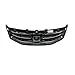 CarPartsDepot Front Grille Grill Insert Black w/o Grill Molding Trim Compatible With Honda 2011-2012 Accord Sedan 4-Door HO1200203 71121TA0A11