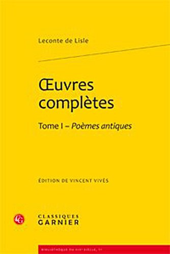 Poèmes antiques