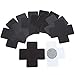 Ayliss 10Pairs Black Sexy Nurse Cross Adhesive Nipple Cover Disposable Pasties