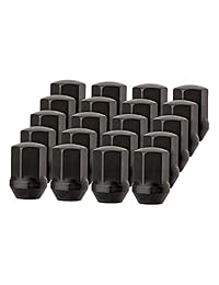 LCB3D8H O  04PAR Tuercas de llantas automotoras DPAccessories , Negro