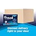 Prevail Maximum Absorbency Incontinence Underwear for Men, Small/Medium, 60 Count
