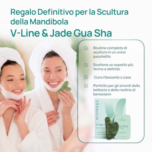 PLANTIFIQUE Double Chin Belt Face V-Line | Firming Masks for a Sculpted and Toned Face Contour | Natural Solution for a Young and Fresh Look | 5 Masks
