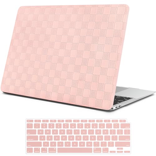 MacBook Air Case Pink Checkered
