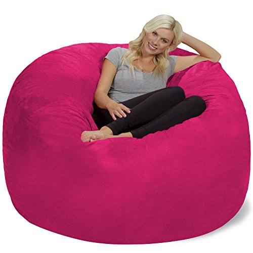 Chill Sack Bean Bag Chair Giant 6' Memory Foam Furniture Bean Bag