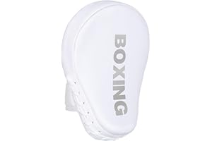 GINGPAI BOXING 1PC Curved Boxing Punching Mitt Boxing Pad, Arc Focus Hand Target Pad, Punching Mitt, Great for Karate, Muay Thai Kick, Sparring, Dojo, Martial Arts
