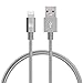LAX [Apple MFi Certified] Fast Charger iPhone Lightning Cable, iPhone Cord Compatible with iPhone 14/13 /12/11 Pro Max/XS MAX/XR/XS/X/8/7/6S/6/SE/5S/iPad, iPod & More - (2-Pack - 4FT-Grey)