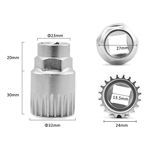 IZTOSS 2PCS Bike Bicycle Bottom Bracket Removal Remover Tool, 20 Teeth Fit