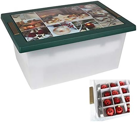 Freizeitmöbel und Leitern Weihnachts-Aufbewahrungsbox Weihnachtskugeln