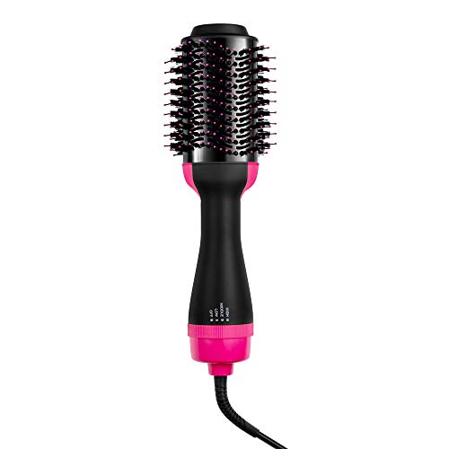 Hair Dryer Brush, One Step Hair Dryer & Volumizer 3-IN-1 Negative Ions with Straightening, Curling, Fast Drying Smooth Frizz and Static Hair Styler