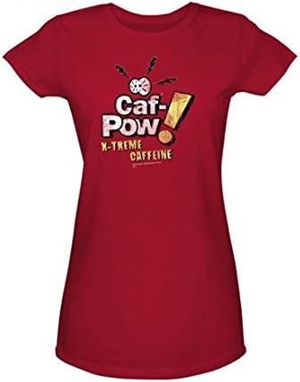 NCIS Women's Distressed Caf-Pow T-Shirt Red Small