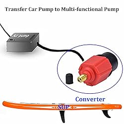 BUENNUS 9 Nozzles Car Air Compressor to Inflatable