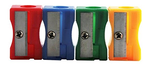 Banner Plastic Single Hole Pencil Sharpener 483005 Pack 10