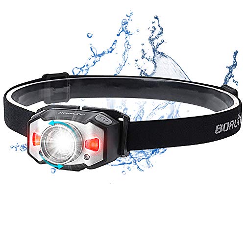 Stirnlampe LED Wiederaufladbar USB Kopflampe Stirnlampe Zoombar Wasserdicht Verstellbar Mini Stirnlampen mit Rotlicht…