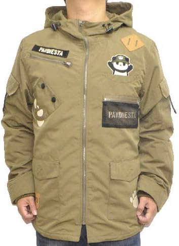 Amazon パンディエスタ ジャパン カーキ色 熊猫 マウンテンパーカー Pandiesta Japan アウター メンズ コート ジャケット 通販