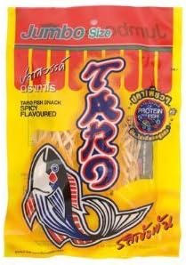 Taro Fish Snack Spicy Flavored Concentrated 48 G.