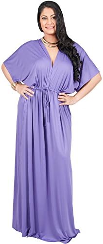 kimono sleeve maxi dress plus size