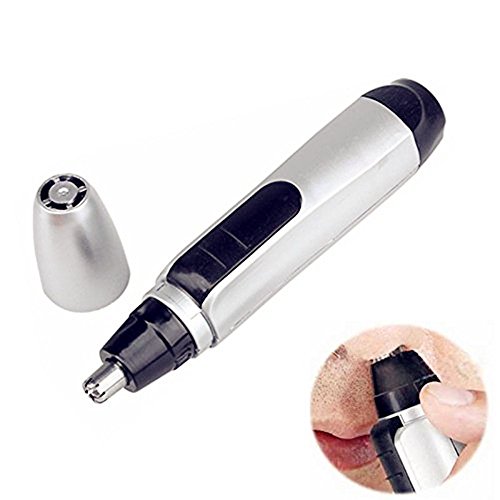 Zorvo Nose & Ear Hair Trimmer,Wet/Dry Use Nose Hair Trimmer for Men, Clipper Shave Men's Nose Hair Cleaner ,Battery-Operated ,Powerful Rotary Stainless-Steel Blade