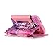 Galaxy S7 Case, Firefish Stand Flip Folio Wallet Cover Shock Resistance Protective Shell with Cards Slots Magnetic Closure for Samsung Galaxy S7-Pinknet