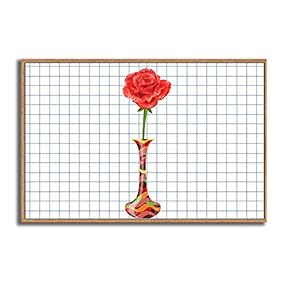 Framed Canvas Wall Art for Living Room, Bedroom Vase Canvas Prints for Modern Home Decoration Ready to Hang - 16"x24" inches