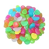 100Pcs Luminous Stones Glow in The Dark Garden
