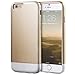 iPhone 6 Case, MOZE iPhone 6 (4.7) Case Protective SOFT-Interior Scratch Protection Slider Style Hard Case for iPhone 6 (2014) - Champagne Gold/white