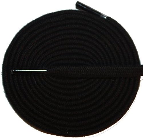 Cotton Flat Non Waxed 60" 6mm 2mm (Black)