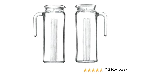 Pasabahce 80050 Frigo - Jarra de nevera con tapa, 1 L, para jardín ...