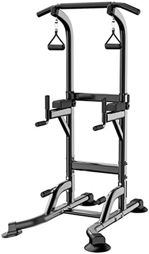 懸垂マシン プルアップバータワーホームジムプルアップディップステーション調整可能なディップステーションプルアップバー家庭用屋内フィットネス機器 筋トレーニング Color 84 Size 100 Black B 165cm 誕生日 お祝い