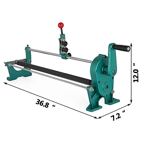 Mophorn Manual Foil Paper Cutter Hot Stamping Rolls Slitter Max Cutting Width 64cm/25â€™â€™Foil Cutting Machine