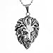 COPAUL Jewelry Men's Stainless Steel Lion Style Pendant