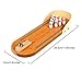 Mini Wooden Bowling Game Tabletop Set Early Development Educational Kids Toys Stress Relief Puzzle Toy Party Home School
