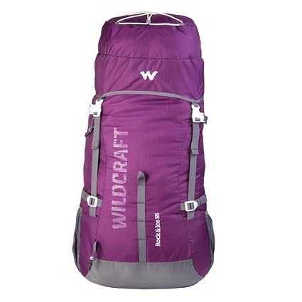 Wildcraft Rucksack for Trekking Rock & Ice 55L - Purple
