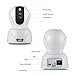 SANNCE IP Camera 1080P Home Monitoring Security Cameras with QR Code Scan,Two-ways Audio Talk,Build-in Mic and Speaker (Black)