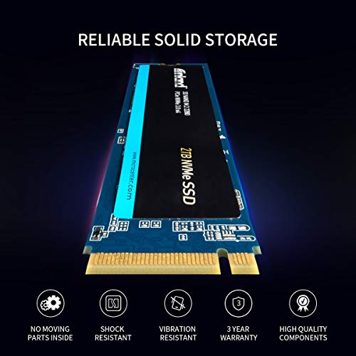 INLAND Premium 2TB SSD M.2 2280 PCIe NVMe 3.0 x4 TLC 3D NAND Internal