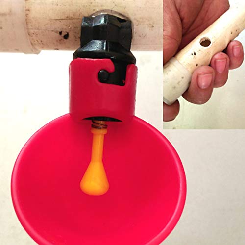 VVXXMO Automatischer Hühnertränker, Futterspender für Geflügel, 50 Stück – Bild 4