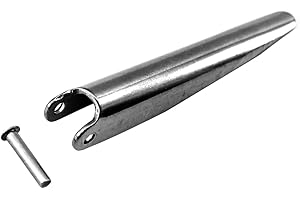 SPEARFISHING WORLD Replacement Stainless Steel Heavy Duty Flopper/Barb for 7mm or 8mm Speargun Spear/Shafts for Spearfishing, Freediving, and Scuba Diving